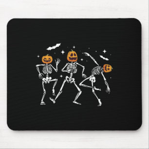 Skeleton Pumpkin Halloween  Mouse Pad