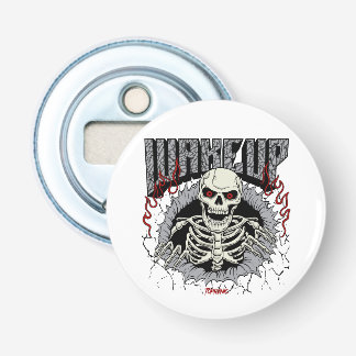 Skeleton Resurgence Poster Bottle Opener