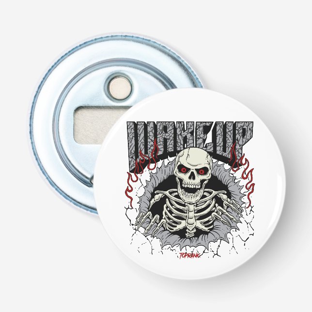 Skeleton Resurgence Poster Bottle Opener (Front)