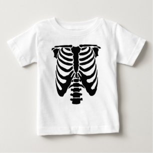 SKELETON - Rib Cage and Spinal Chord Baby T-Shirt
