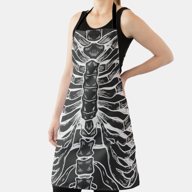 Skeleton Rib Cage Apron (Insitu)