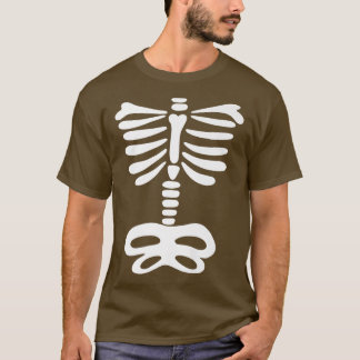 Skeleton Rib Cage Halloween Costume For Men Women T-Shirt
