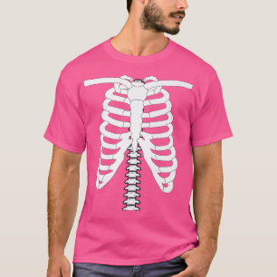 Skeleton Rib Cage Halloween Costume T-Shirt