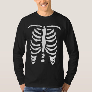Skeleton rib cage shirt for Halloween
