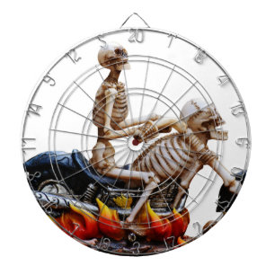 Skeleton Rider Dartboard