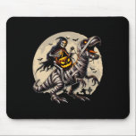 Skeleton Riding Mummy Dinosaur T Rex Pumpkin Funny Mouse Pad<br><div class="desc">Skeleton Riding Mummy Dinosaur T Rex Pumpkin Funny Halloween</div>
