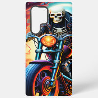 Skeleton Riding through the fire cave