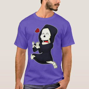Skeleton Runner Running T-Shirt