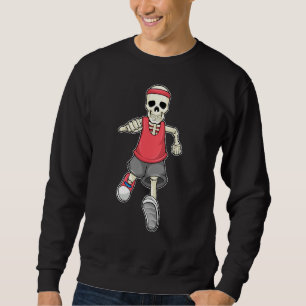 Skeleton Running Sports Headband Sweatshirt