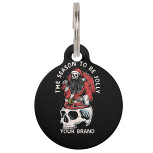 skeleton-santa-bring-more-gifts-with-skull-head-il pet tag