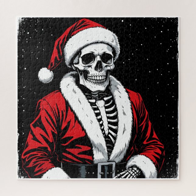 Skeleton Santa Jigsaw Puzzle (Vertical)