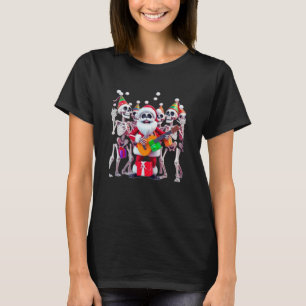 **Skeleton Santa Party – Funny 3D Christmas Skelet T-Shirt