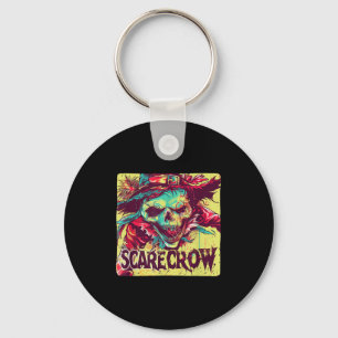 Skeleton Scarecrow Costume For Farmer And Hallowee Key Ring