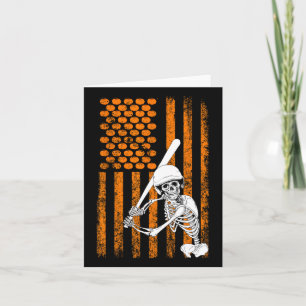 Skeleton Sell Player Fan Skeleton Halloween Sell  Card