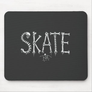 Skeleton Skate bones Mouse Pad