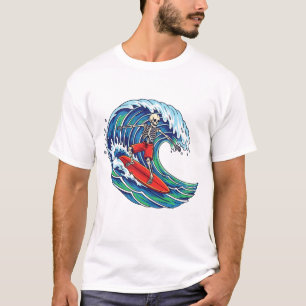 Skeleton Skating T-Shirt – Funny Skateboarding Ske