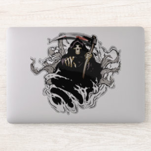 Skeleton, skull, death, Sticker