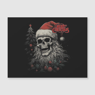 Skeleton Skull Funny Merry Christmas Santa Matchin