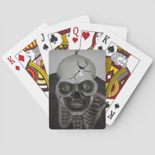 Skeleton Skull Halloween Playing Cards
