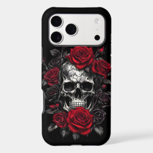 Skeleton Skulls and Roses iPhone / iPad case