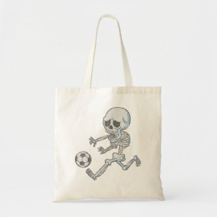 Skeleton Soccer Halloween Boys Girls Kids Men Tote Bag