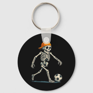 Skeleton Soccer Halloween Lazy Costume Funny Men B Key Ring