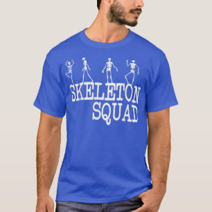 Skeleton Squad Funny Radiologist Radiology Graphic T-Shirt