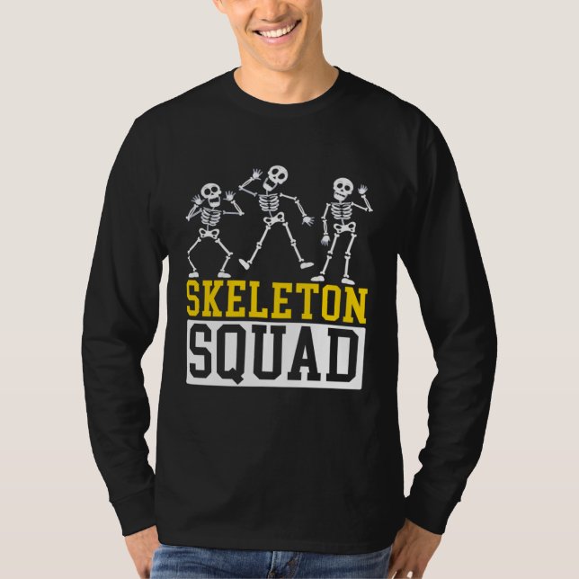 Skeleton Squad Rad Tech Radiology Radiographer Rad T-Shirt (Front)