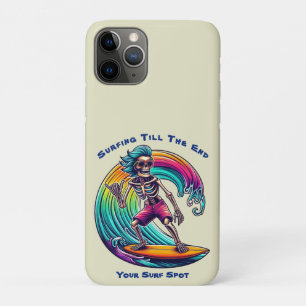 Skeleton Surfer Riding A Wave Case-Mate iPhone Case