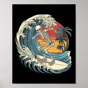Skeleton Surfing  Poster