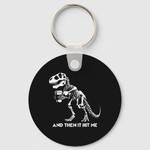 Skeleton T-rex Dinosaur Halloween Men Women Funny  Key Ring