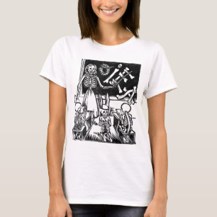 Skeleton Teacher and Students "Day of the Dead" T-Shirt