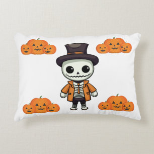 Skeleton Throw Pillow