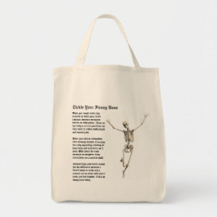 Skeleton tote bag