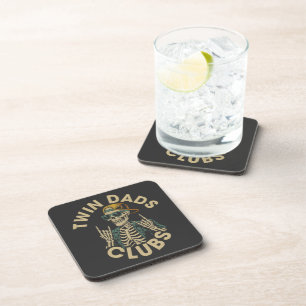  Skeleton Twin Dads Club Coaster
