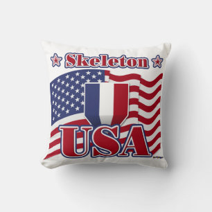 Skeleton USA Cushion