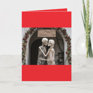 Skeleton Valentine's Day Card