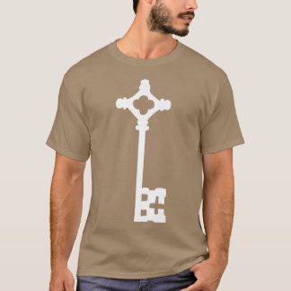 Skeleton Victorian Key  T-Shirt