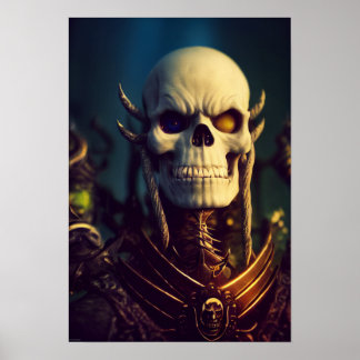 Skeleton warrior poster