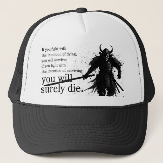 Skeleton Warrior Trucker Hat