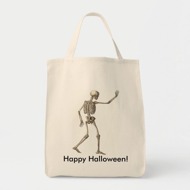 Skeleton Waving Bag (Front)