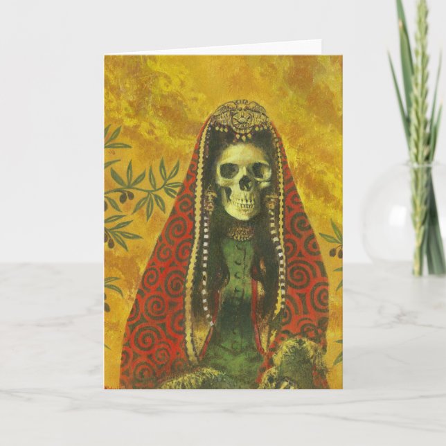 Skeleton Witch Design Card (Front)