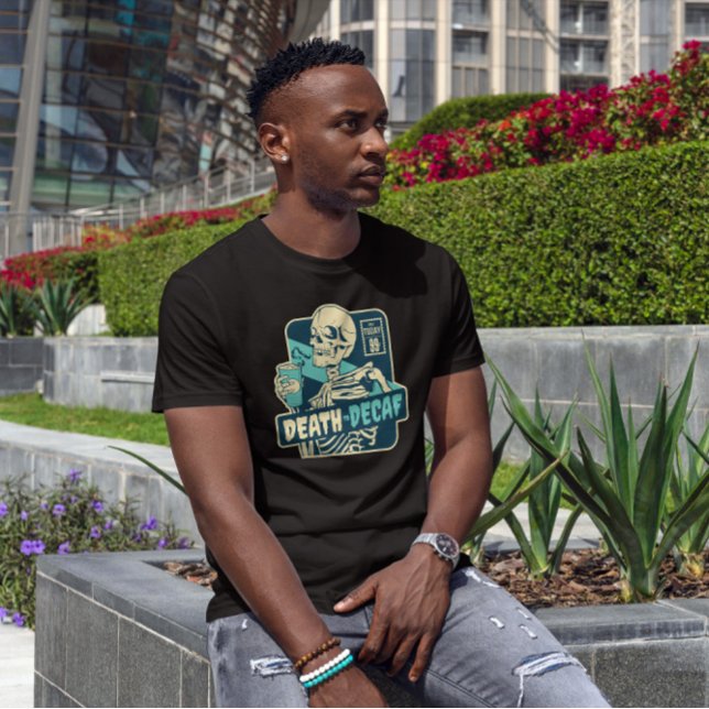Skeleton With Caffeine Drink  T-Shirt (Creator Uploaded)