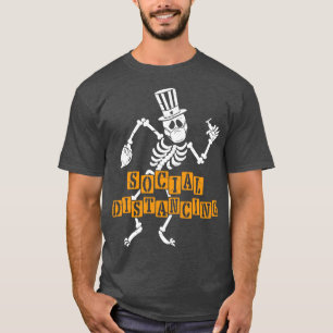 Skeleton With Paper Toilet And hand wash gel Danci T-Shirt