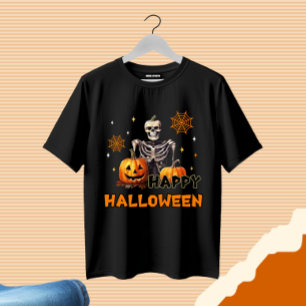 Skeleton with pumpkins T-Shirt