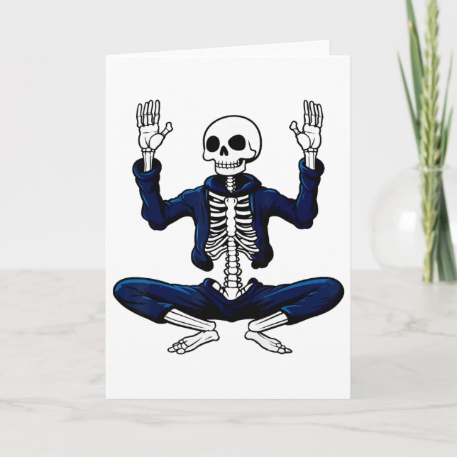 Skeleton Yogi _1  Card (Front)