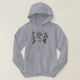 Skeletons Break Dancing Hooded Sweatshirt
