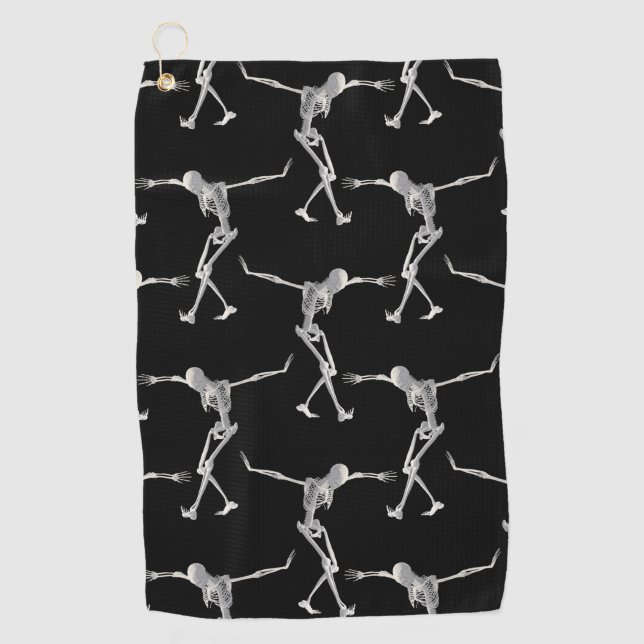 Skeletons Golf Towel (Front)