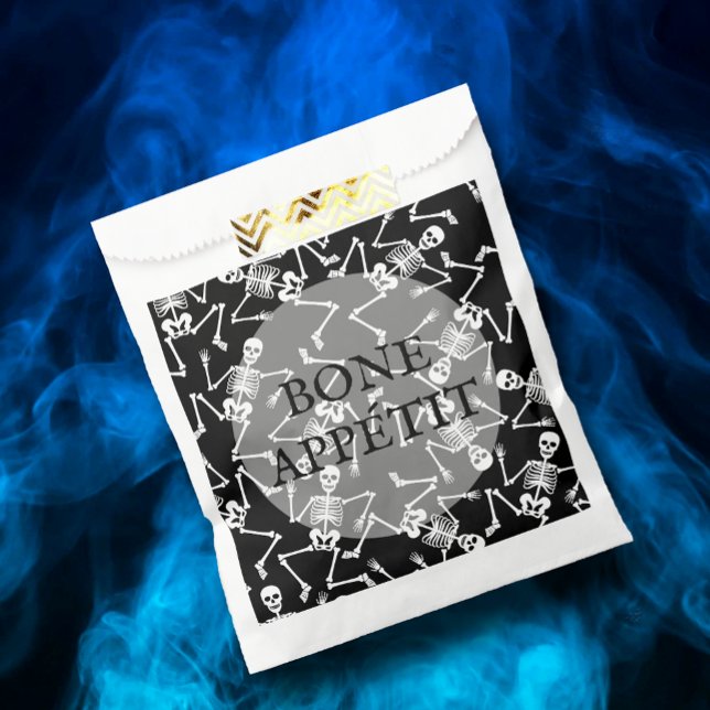 Skeletons Halloween  Favour Bags (Creator Uploaded)