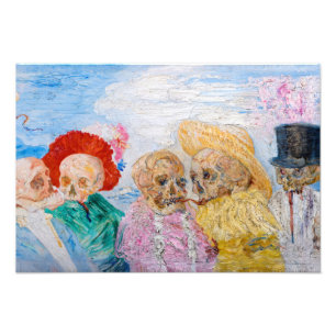 Skeletons in Disguise by James Ensor Photo Print